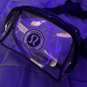 Clear Lululemon cross body bag